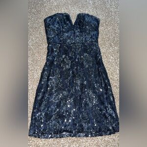 Windsor Evening Dress Navy Blue Size 5